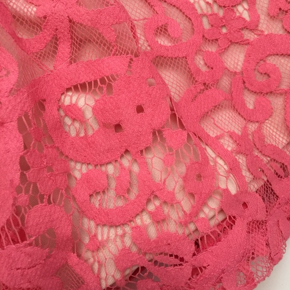 H&M HIGH WAISTED SKATER FLARED LACE MINISKIRT - Picture 4 of 7